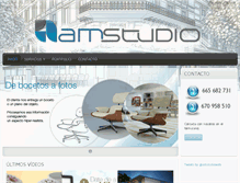 Tablet Screenshot of amstudio.es